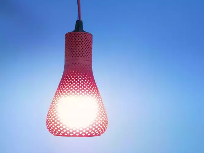 Spirals lampshade 3D print model