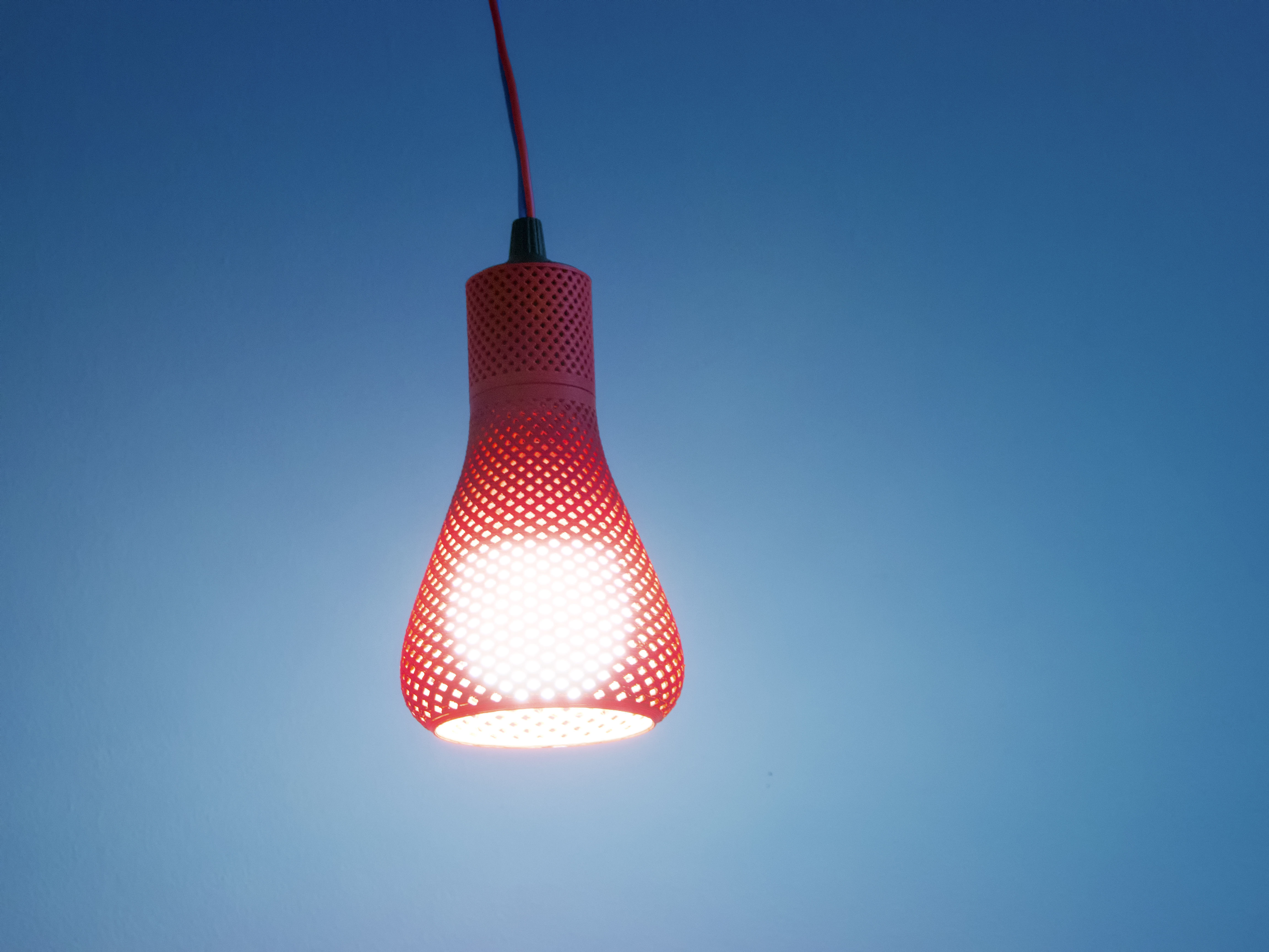 Spirals lampshade 3D print model_2