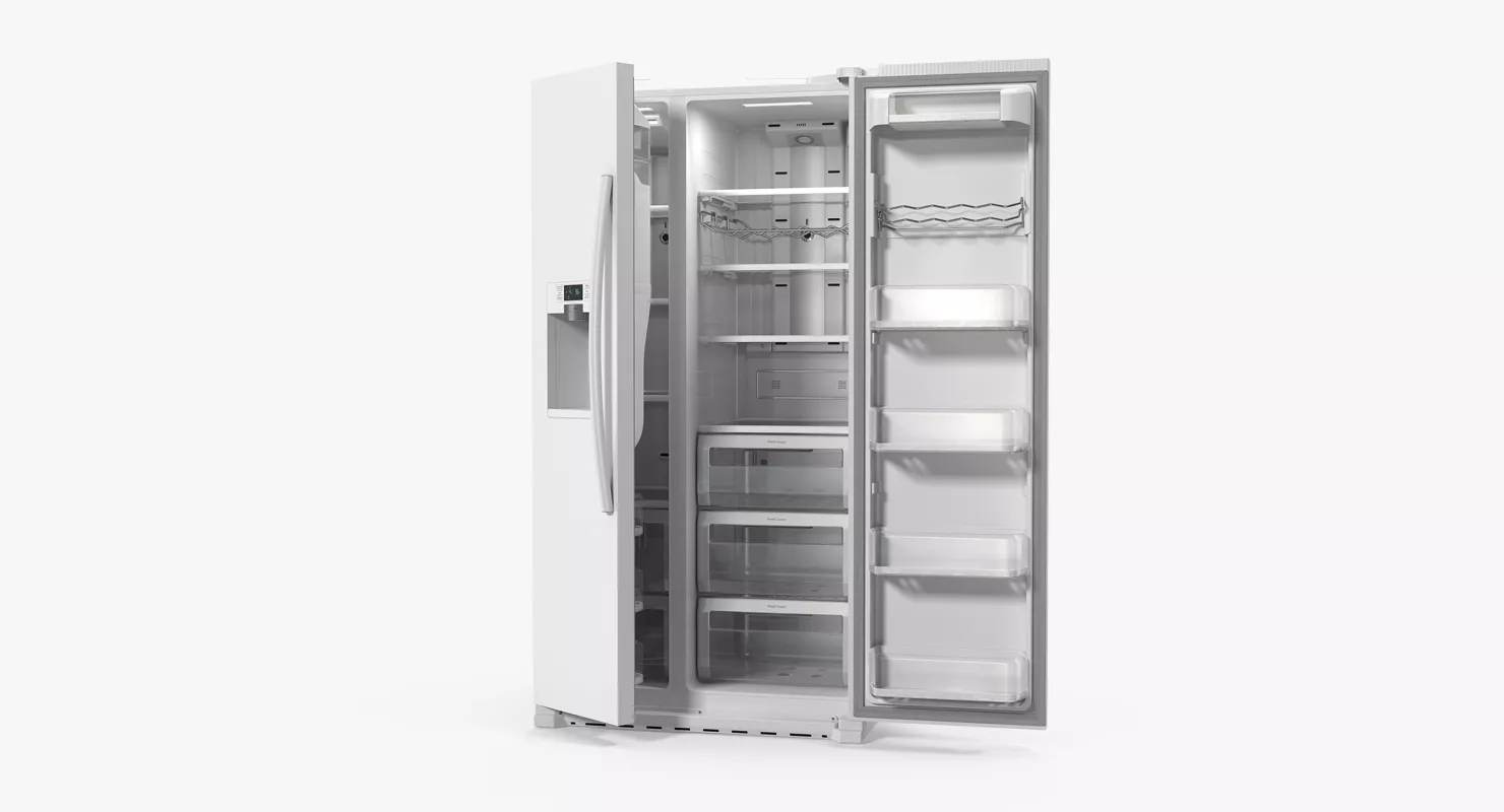 Refrigerator Side By Side Generic 3D model