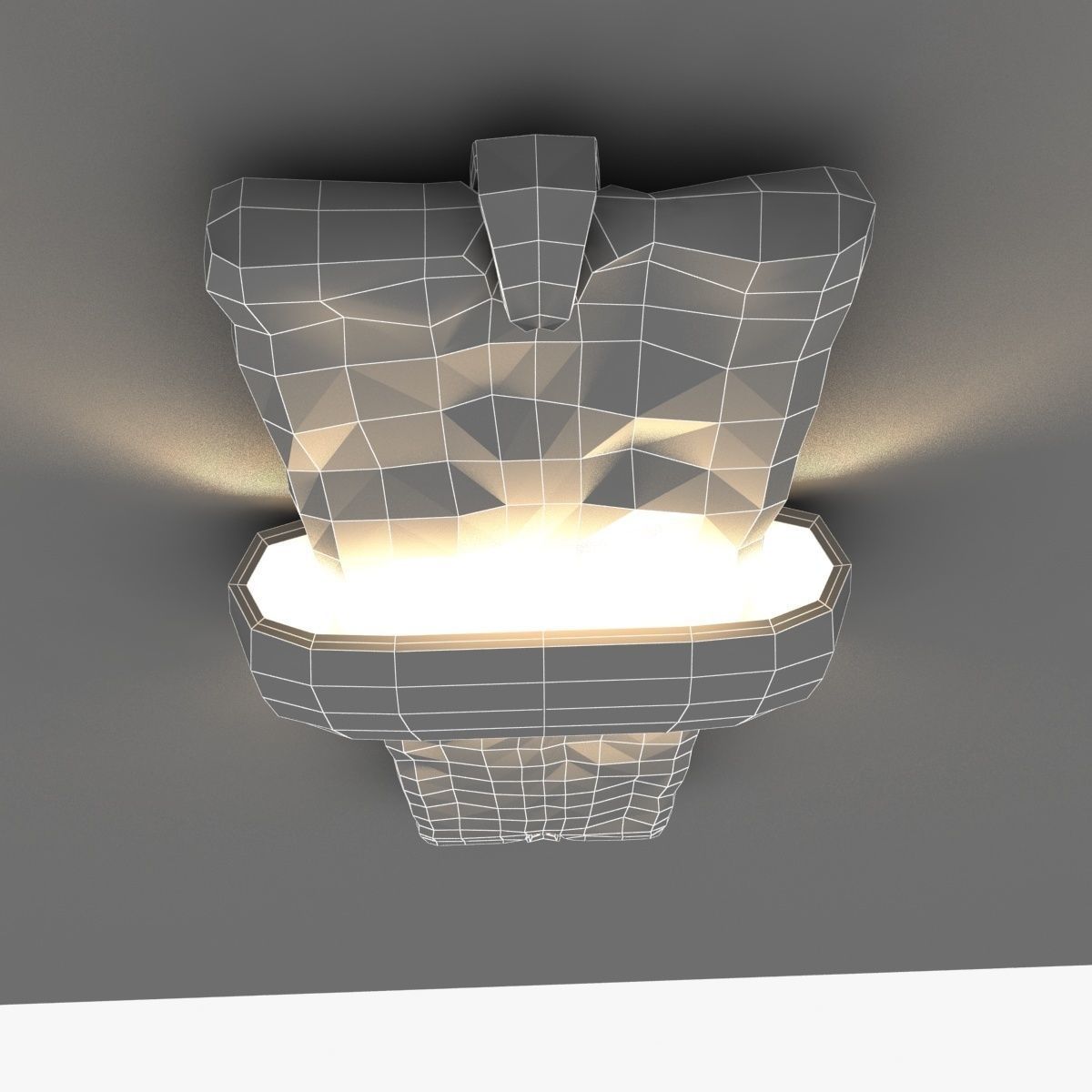 holly hunt vesta sconce 3D model_9