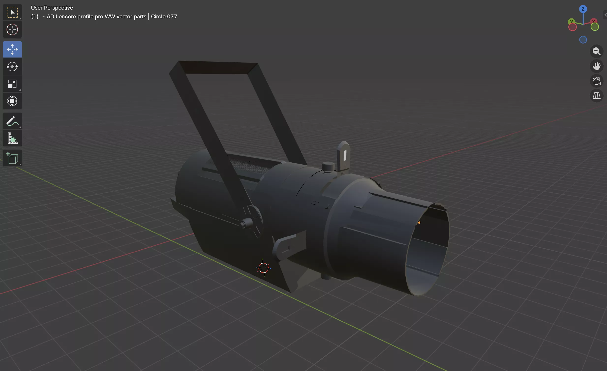 ADJ encore profile pro WW Free low-poly 3D model