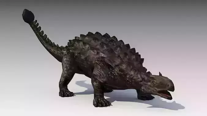 Ankylosaurus dinosaur Low-poly 3D model