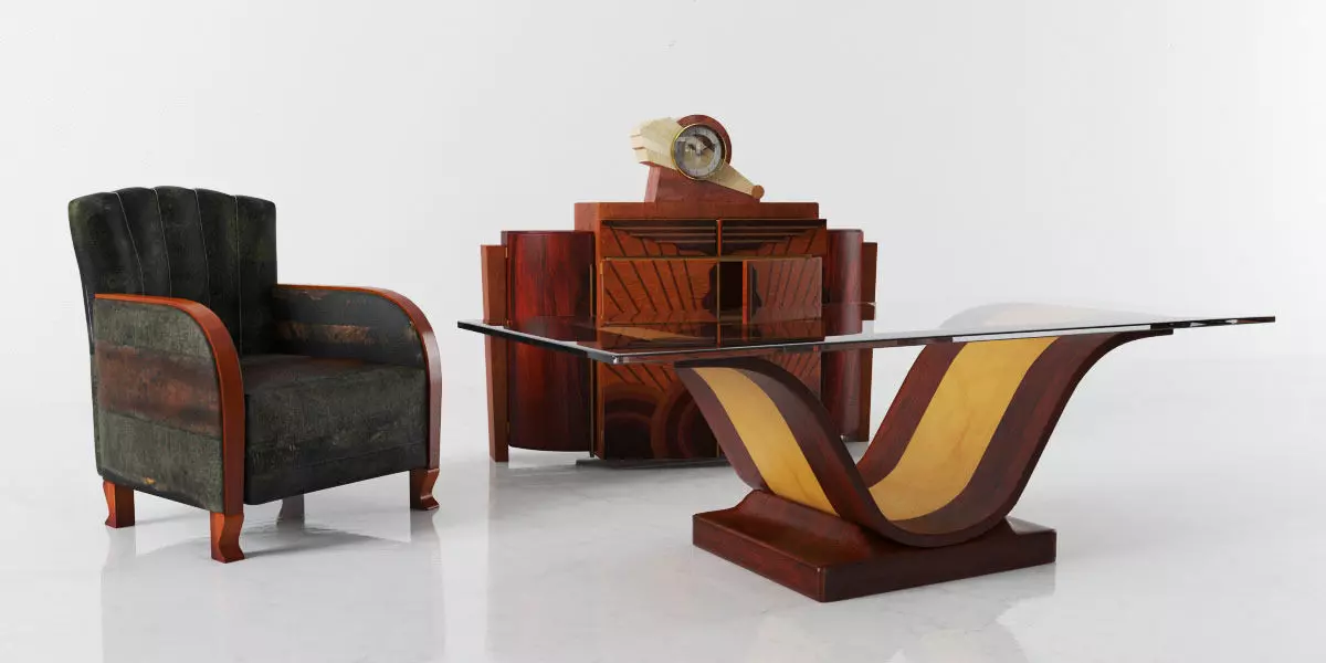 furniture set 04 am142 3D model_0