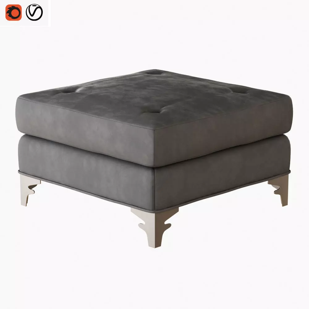 Pouf Keoma Classic 3D model_0