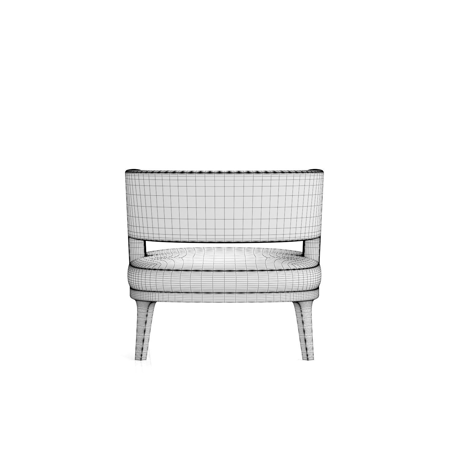 Flexform Astrid Armchair 3D model_14