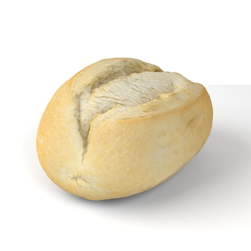 Wheat Bun - 3D Scan  Low-poly 3D model
