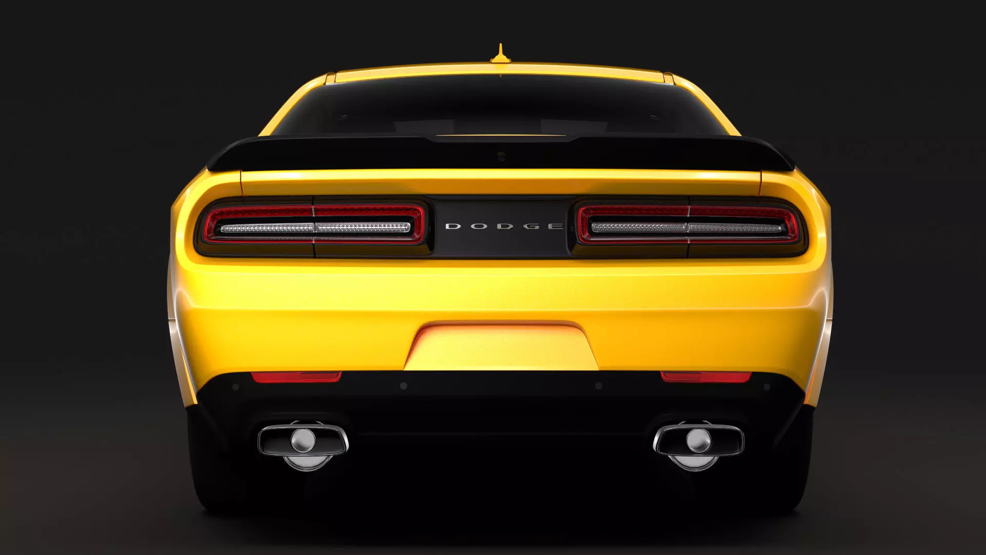 Dodge Challenger RT Scat Pack Widebody 2017 3D model