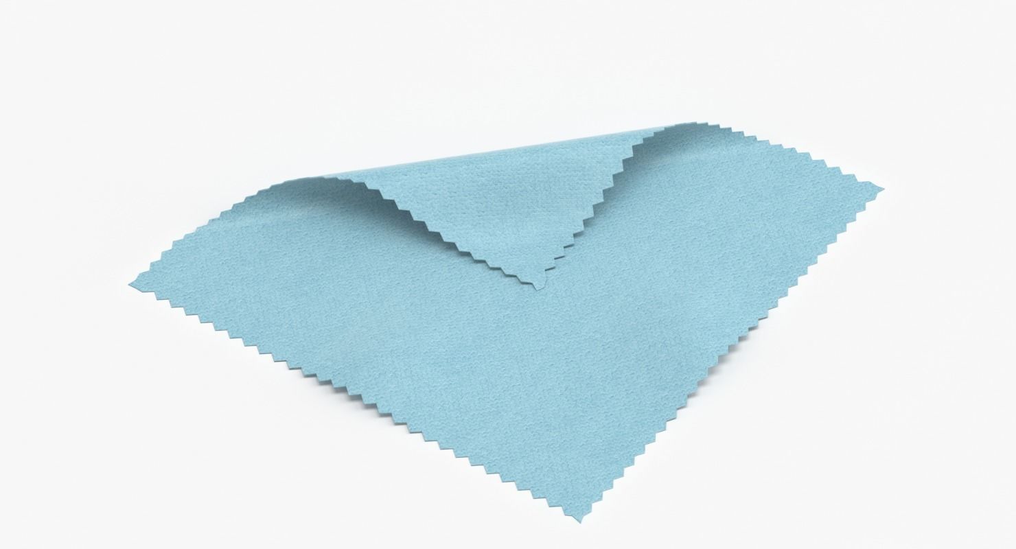 Microfiber Cleaning Cloths 3D model_2