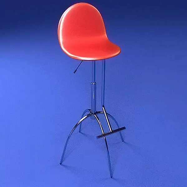 Red Chair Free 3D model
