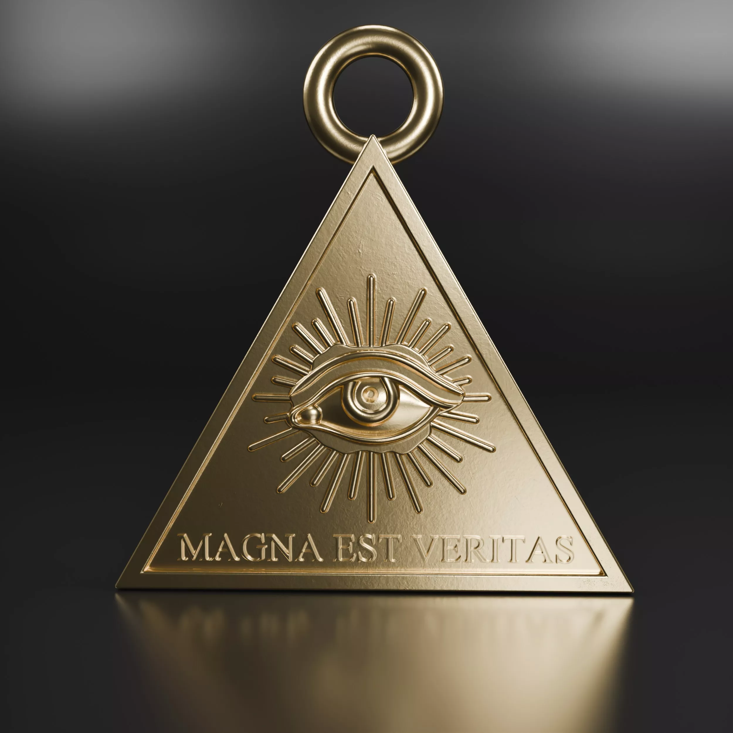 Masonic pendant model 08 3D print model