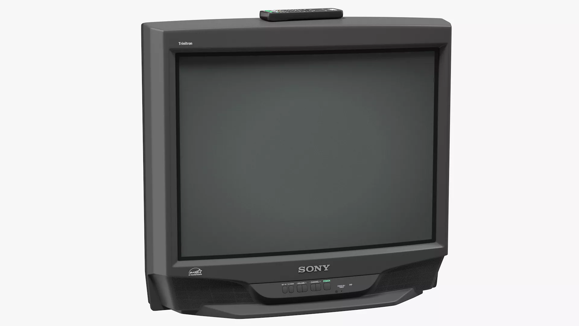 Sony KV-27S46 Retro CRT TV with IR Control Off 3D model