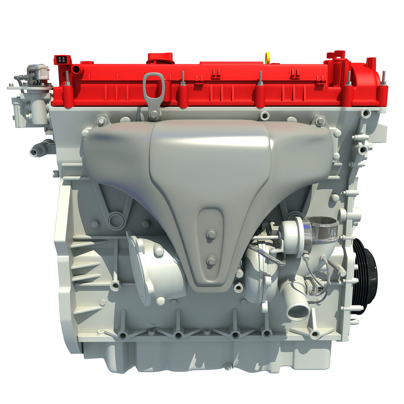 Red Engine 3D model_7