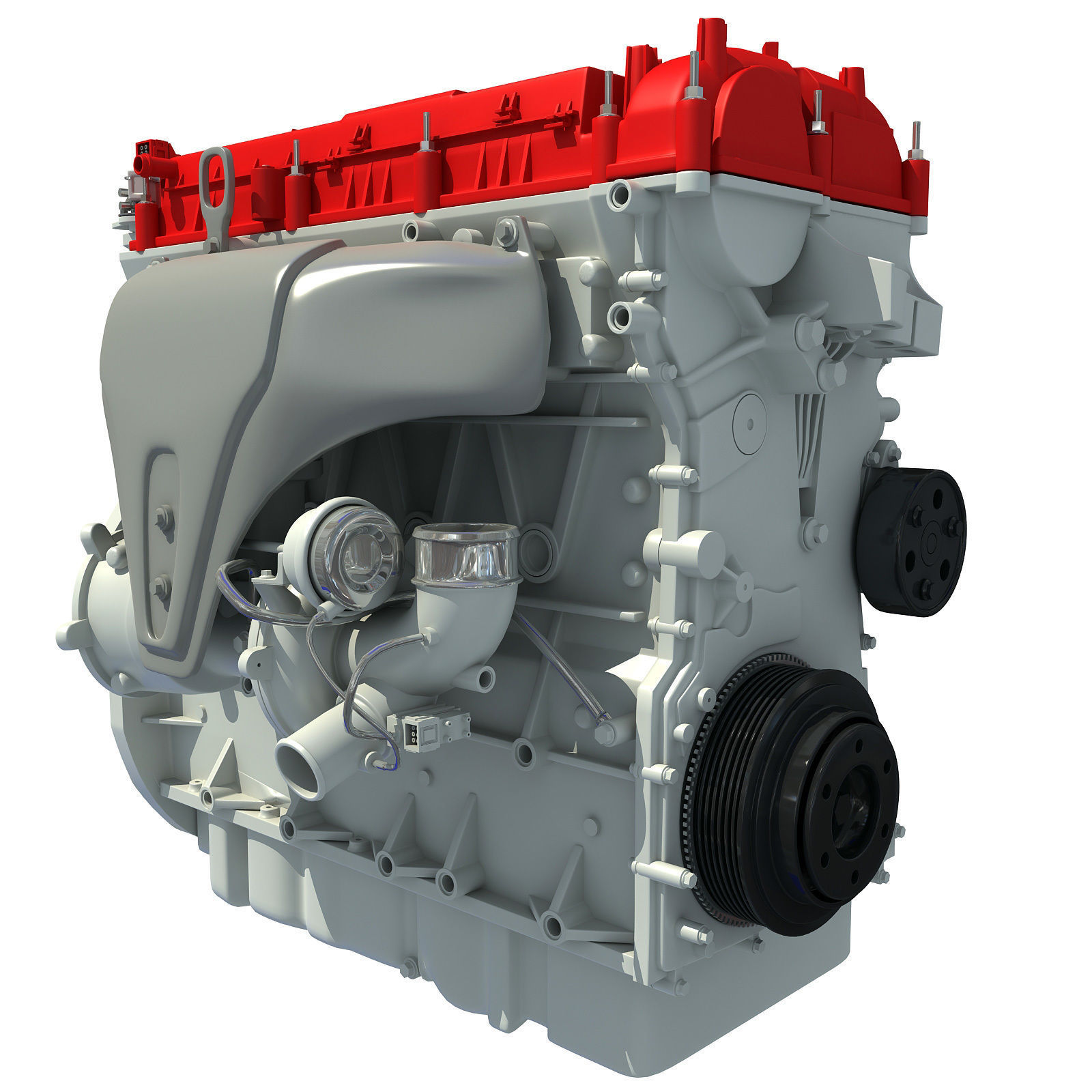 Red Engine 3D model_3