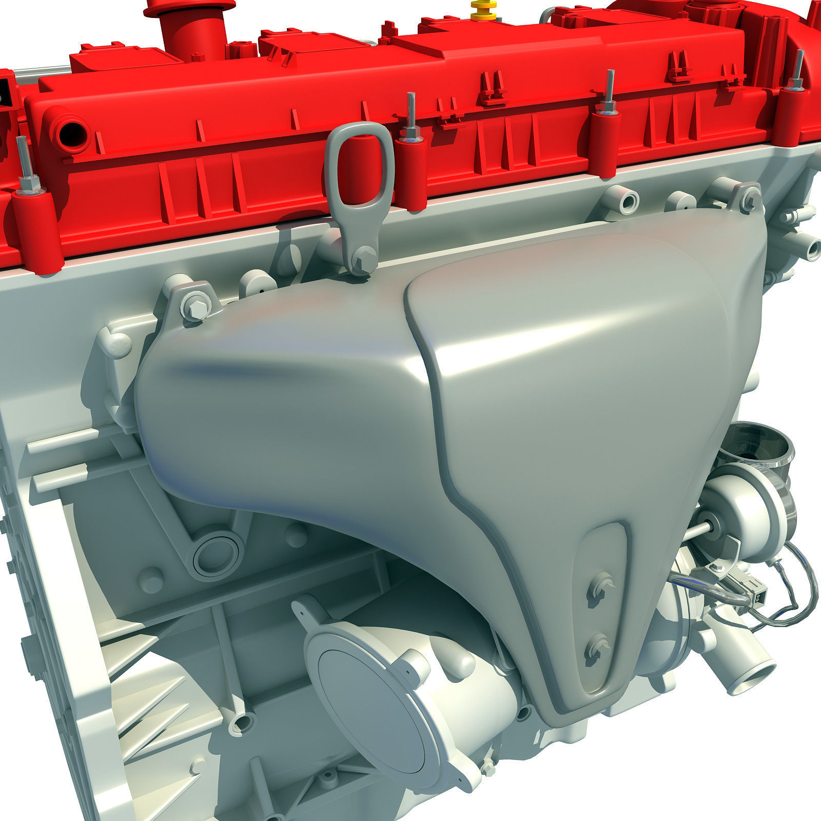 Red Engine 3D model_10