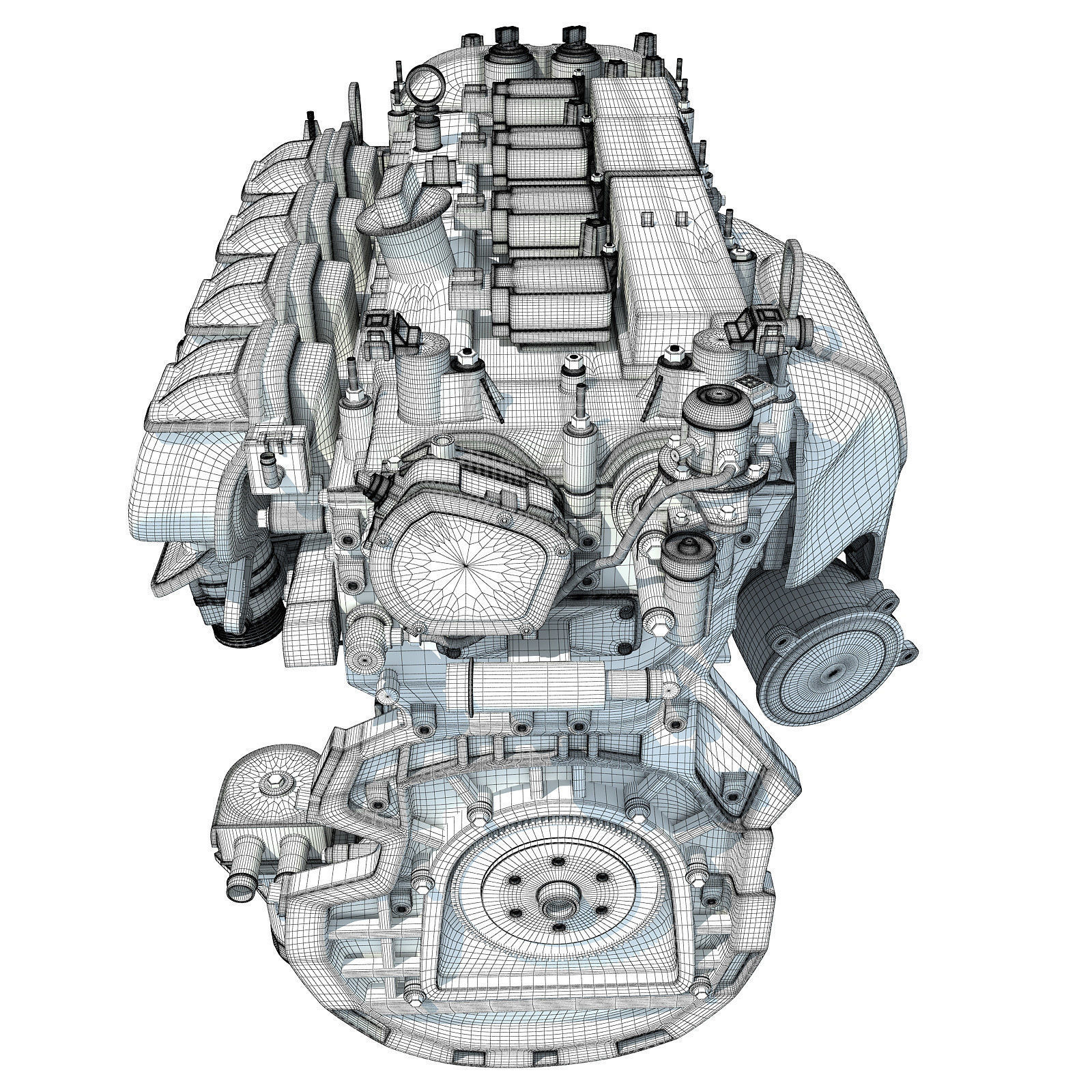 Red Engine 3D model_17