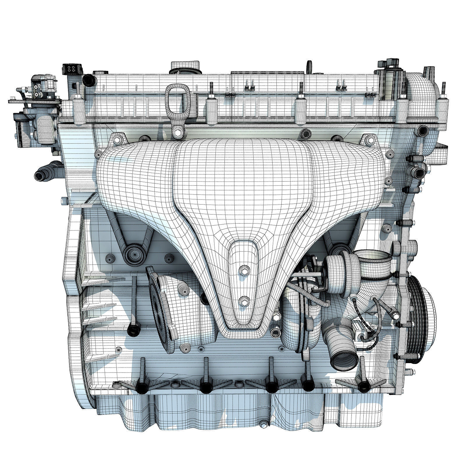 Red Engine 3D model_15