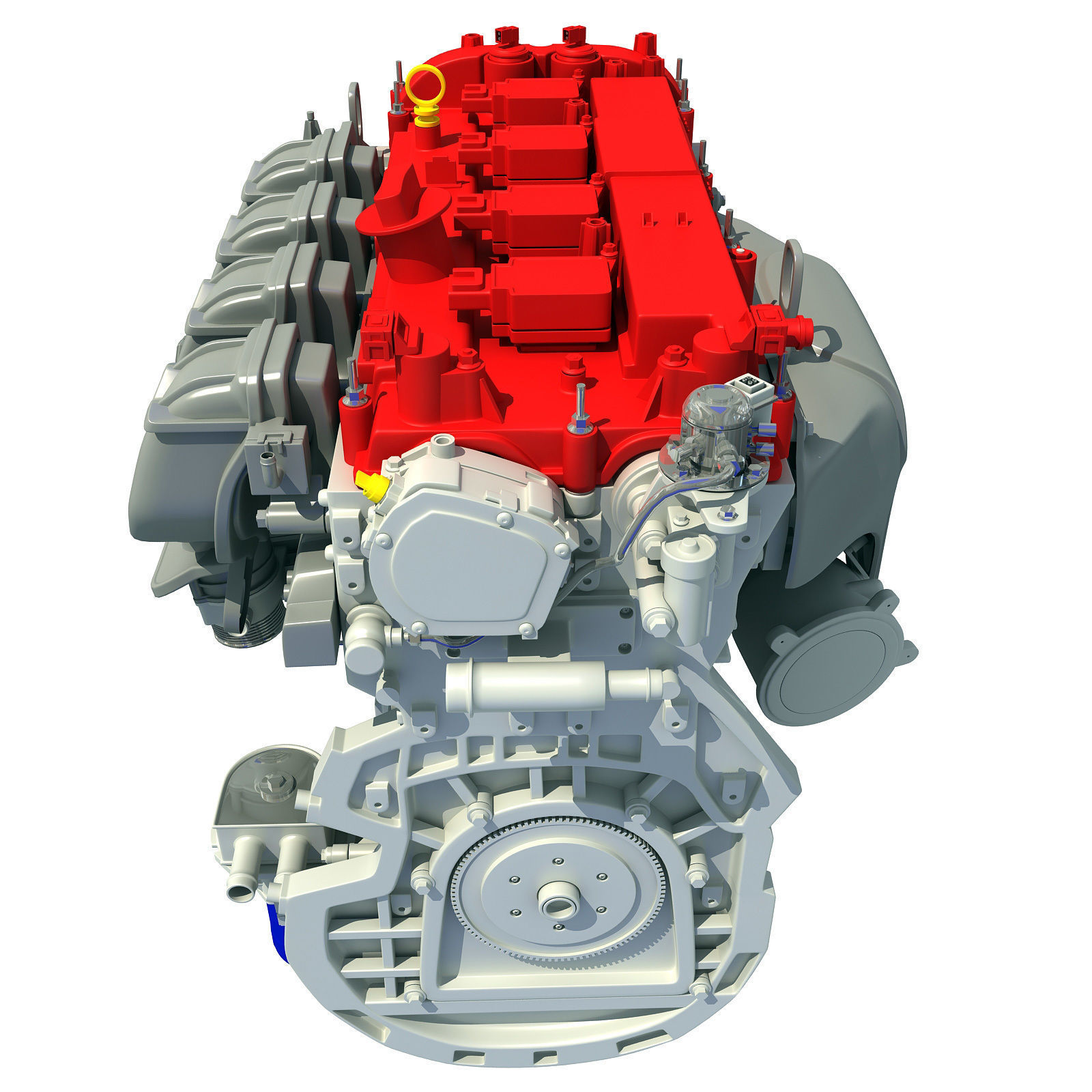 Red Engine 3D model_2