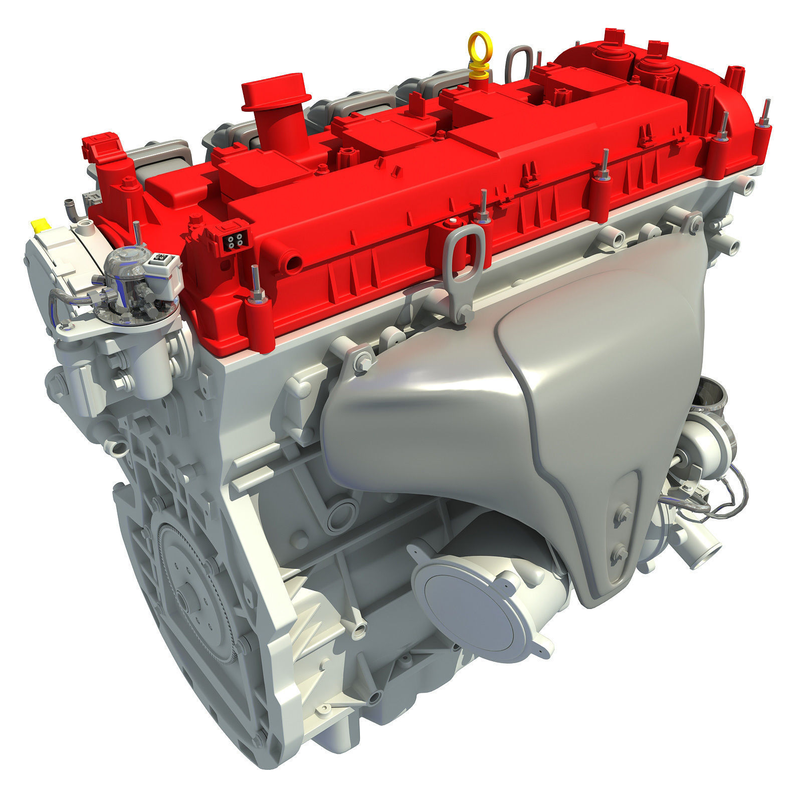 Red Engine 3D model_5