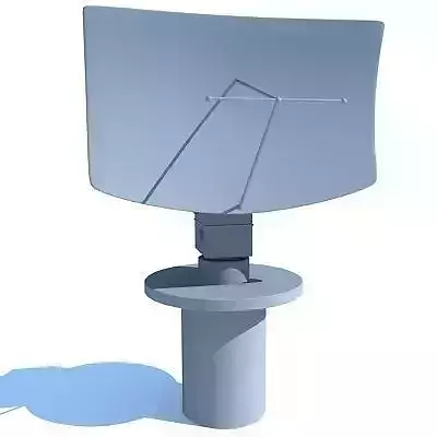 Radar 2 radio antenna 3D model