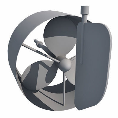 Detailed Propeller 4 3D model_3