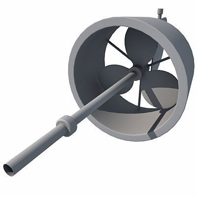 Detailed Propeller 4 3D model_1