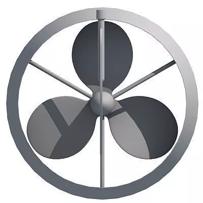 Detailed Propeller 4 3D model_0