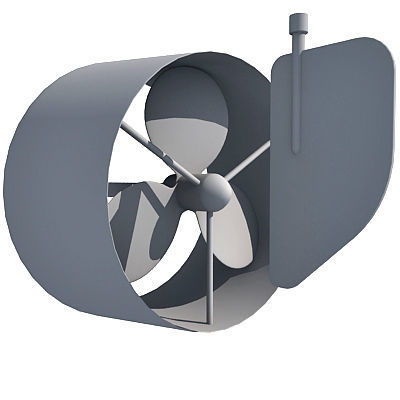 Detailed Propeller 4 3D model_2
