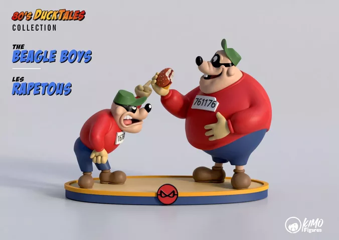 The Beagle Boys Rapetous 3D Printable Figures