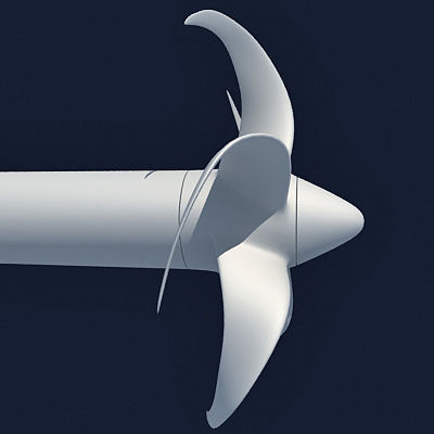 Watercraft Propeller  3D model_3