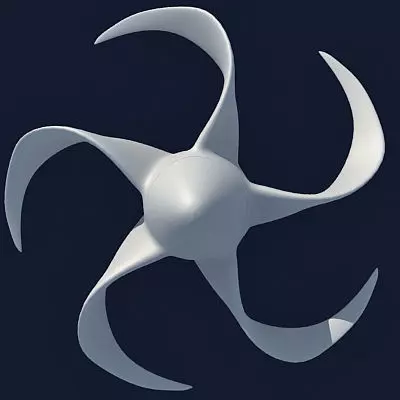 Watercraft Propeller  3D model_0