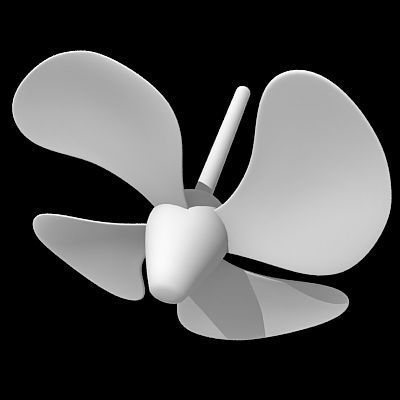 Detailed Propeller 2 3D model_2