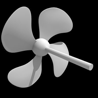 Detailed Propeller 2 3D model_3