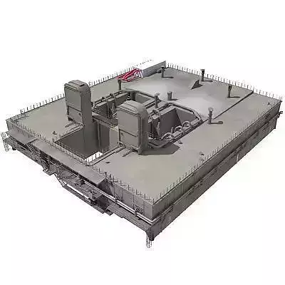 Mobile Launch Platform NASA 3D model
