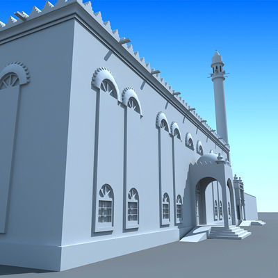 Arabic Mosque 3D model_8