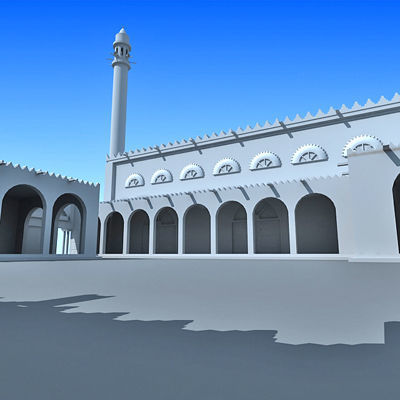 Arabic Mosque 3D model_10