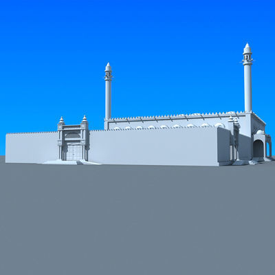 Arabic Mosque 3D model_4