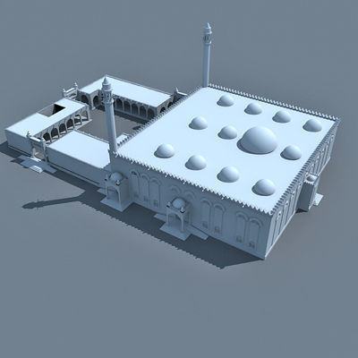 Arabic Mosque 3D model_5
