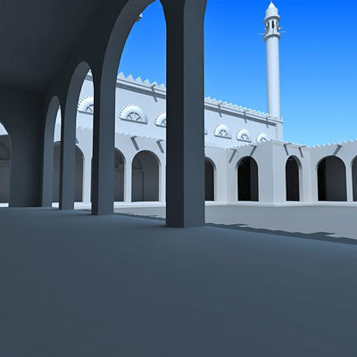 Arabic Mosque 3D model_12
