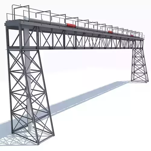 Industrial Tower 08 3D model