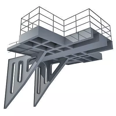 Industrial Element 07 3D model_0