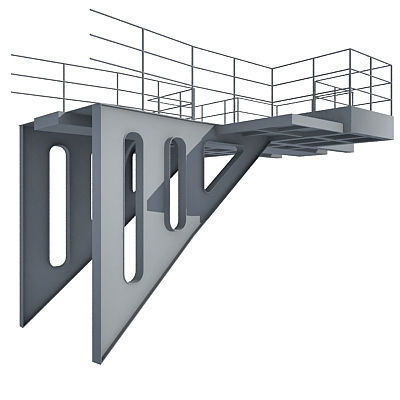 Industrial Element 07 3D model_2