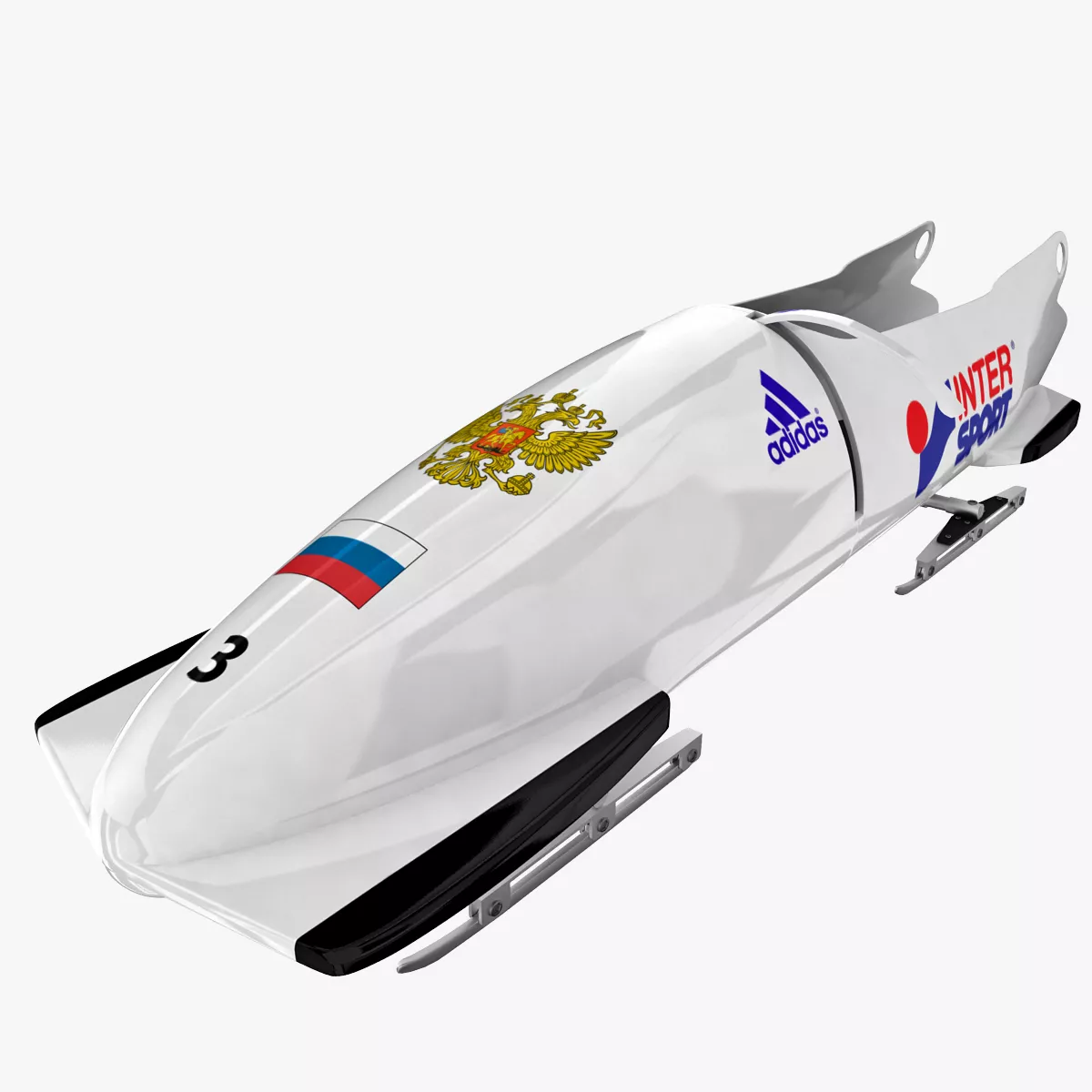 Bobsleds and Equipment Collection 3D model