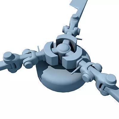 Helicopter Propeller 3D model_0