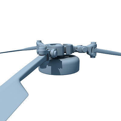 Helicopter Propeller 3D model_2