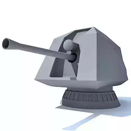 Deck Gun 3D model
