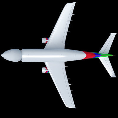 Color Cargo Super Transporter 3D model_7