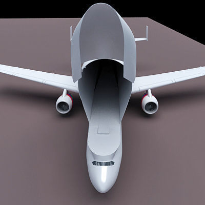 Color Cargo Super Transporter 3D model_11