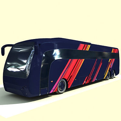 Dark Bus 8 3D model