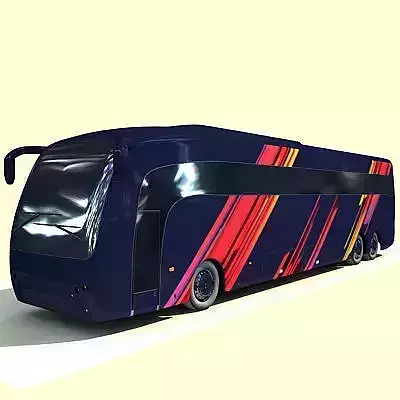 Dark Bus 8 3D model