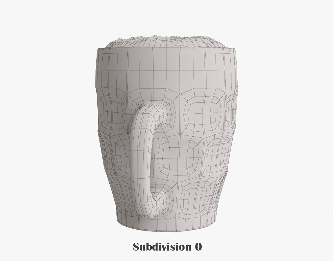 Beer Stein 3D model_4